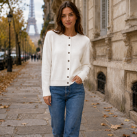 Round Neck Cardigan for Women | Thea